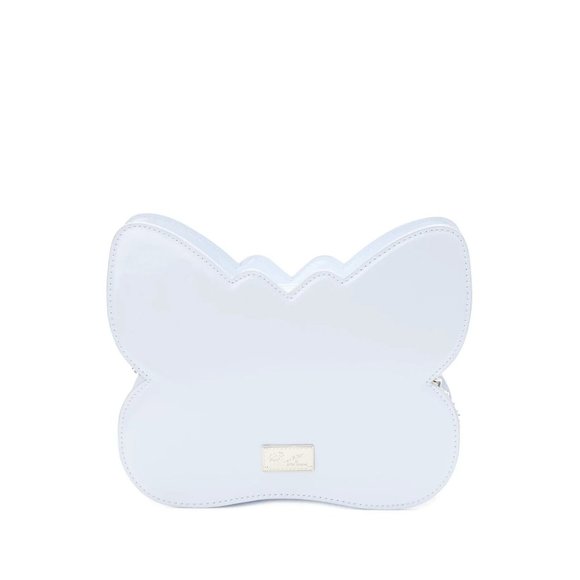 Betsey Johnson Kitsch Butterfly Medium Crossbody Bag Baby Blue Crystals - Picture 5 of 14